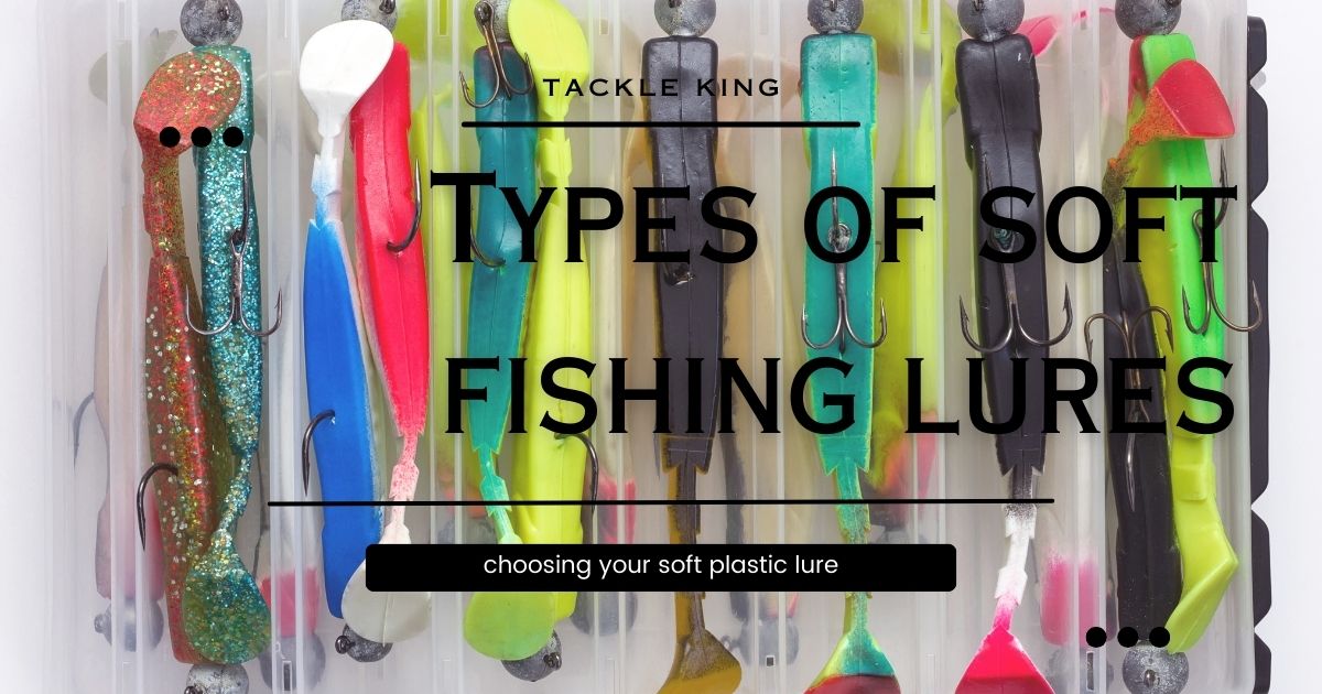 types of different soft plastic fishing lures
